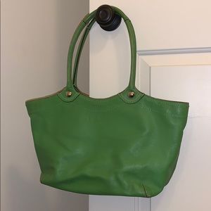 Authentic Leather Green Coach Purse